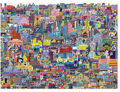 Puzzle 1000p Edificios del mundo "buildings of world" - comprar online