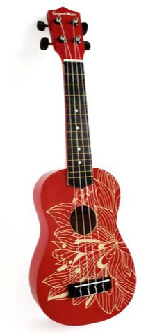 Ukelele soprano de madera