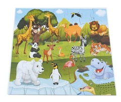 Puzzle jumbo zoo - comprar online