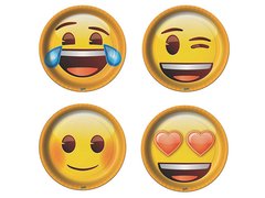 Prato Emoji c/ 8 unids na internet