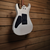 Guitarra Eléctrica Soloking Stratocaster MS1 Custom 24 HH Flat Top in Satin White Matte with Roasted Flame Maple en internet