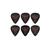 Púas Clayton Black Raven Pick Standard Pack X 12 Unidades