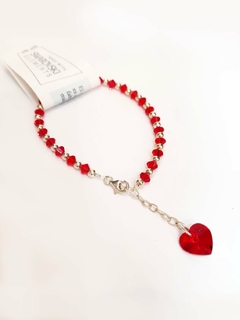 Pulsera Cristal Roja