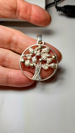 Arbol de la Vida con Vaquitas de San Antonio Plata y Oro - comprar online