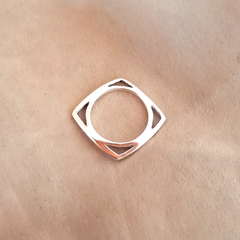 Anillo Cuadrado Calado - comprar online