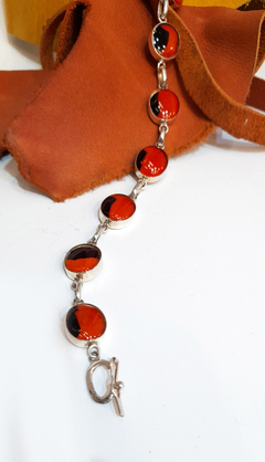 Pulsera semillas Huayruro