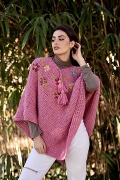 Poncho “YUCATÁN “rozado - tienda online