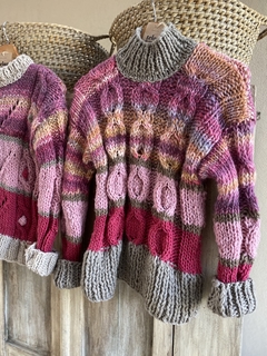 Sweater “AVELLANA “rozados