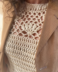 Sweater “Fresias”Beige - tienda online
