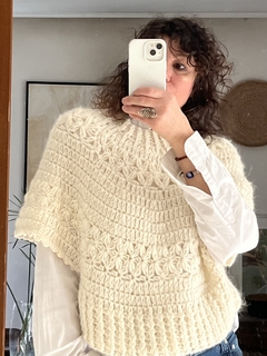 Poncho ANASTASIA NATURAL - Telar de Campo