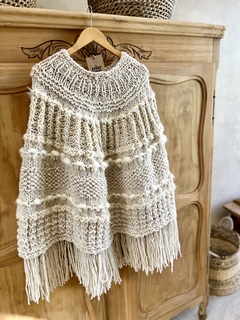 Poncho POLIGNANO Natural - tienda online