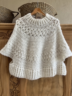 Poncho ANASTASIA NATURAL - tienda online