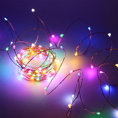 GUIRNALDA LED MULTICOLOR COBRE