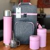 SET CONJUNTO MATERO MELANGE ROSA