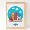 CUADRO MADERA 15x21 LONDRES