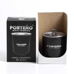 MATE ACERO TÉRMICO PORTEÑO - CÓSMICA Tienda de Regalos !