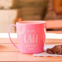 TAZA PLASTICA MAS CAFE