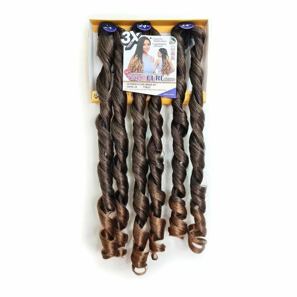 Cabelo Jumbo para trança com cachos nas pontas Boho 210g 60cm