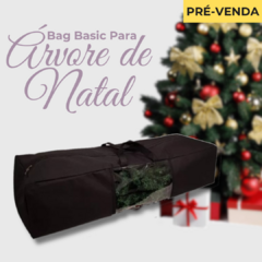 BAG ORGANIZADORA PARA ÁRVORE DE NATAL BASIC - PRETO, ideal para armazenar e proteger sua árvore de Natal.