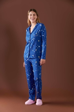 Pijama camisero c/pantalón recto-Infinity-Promesse (PR10179I23)
