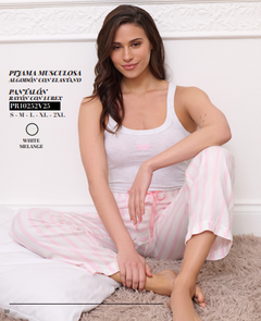 Pijama musculosa c/ pantalon largo- Promesse (PR10252V25)