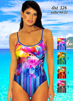 Malla estampada con taza soft (MRS526)