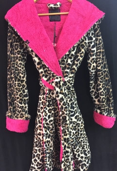 Bata peluche animal print c/ capucha-Promesse (PR10056)