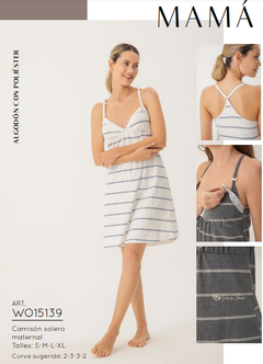 Camisón solero maternal-Mamá-Woman By Promesse (WO15139)