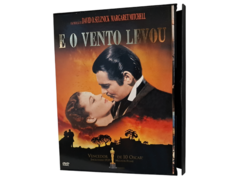 DVD-E O VENTO LEVOU/1939-Clark Gable, Vivien Leigh, Olivia De Havilland, Leslie Howard-Usado