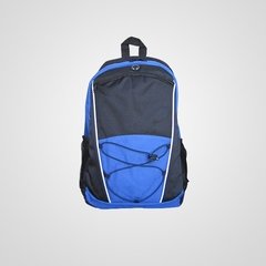 Mochila combinada azul y negro  2232