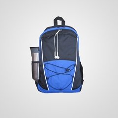 Mochila combinada azul y negro  2232 - comprar online