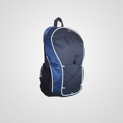 Mochila combinada azul y negro 2706 - kanaan textil