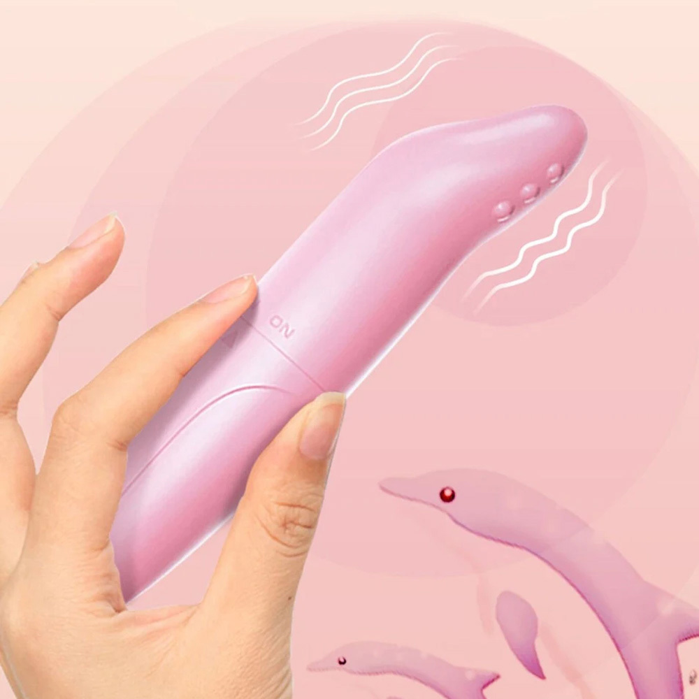 Balita Mini Vibrador Rosa Clítoris Vaginal Anal Juguete Masturbador