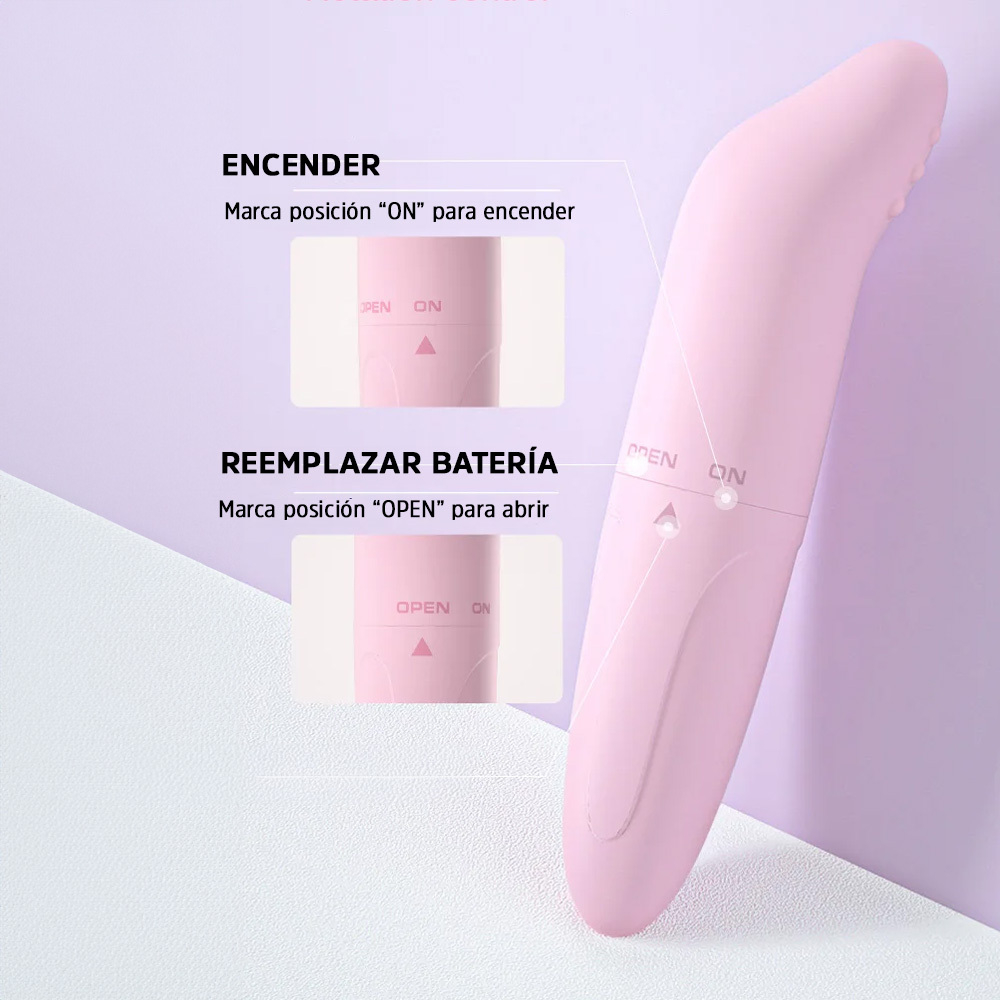 Balita Mini Vibrador Rosa Clítoris Vaginal Anal Juguete Masturbador