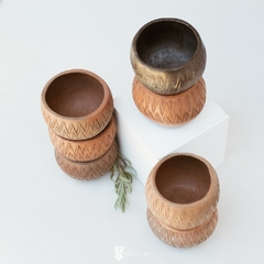 Mate de cerámica cocido en horno a leña - comprar online