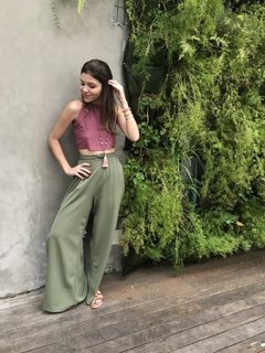 Calça Antonia - Verde Pistache - comprar online