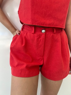 Shorts Amanda - Vermelho