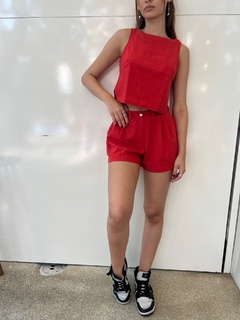 Shorts Amanda - Vermelho - comprar online