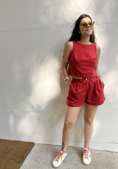 Shorts Amanda - Vermelho - loja online