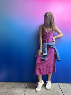 Vestido Lari -Fucsia