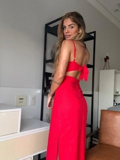 Vestido Teca - Vermelho - comprar online