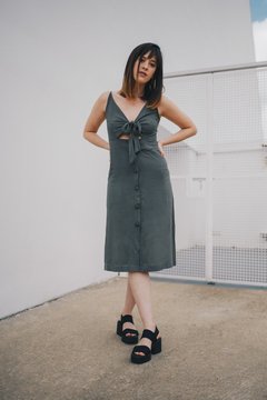 Vestido Mia - verde militar