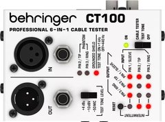 Behringer Ct100 Testeador De Cables Edenlp