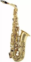 Knight Jbas-200 Saxo Alto Eb Llave De F# Gold Laqueado Estuc - comprar online