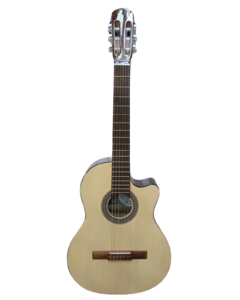 Bohemia Modelo 24p Guitarra Criolla Clásica 4/4 Con Corte