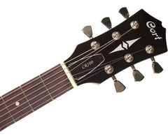 Cort Cr100bk Guitarra Eléctrica Les Paul Negra - EdenLP Instrumentos Musicales