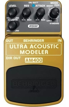 Behringer Am400 Pedal Ultra Acoustic Modeler Edenlp