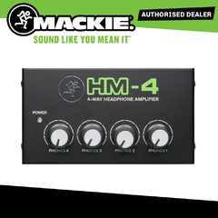 Mackie Hm-4 Amplificador Portatil Para 4 Auriculares