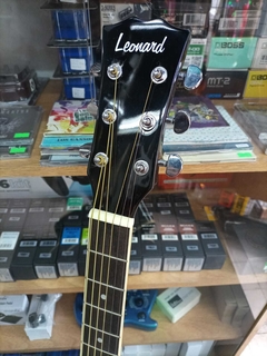 Leonard La267bk Guitarra Acustica Con Corte Caja Tipo Apx en internet