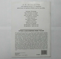 Melos Cancionero J. C. Baglietto Acordes Para Guitarra - comprar online